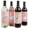 Big Dot of Happiness Swan Soiree - White Swan Baby Shower or Birthday Party Decorations for Women and Men - Wine Bottle Label Stickers - Set of 4